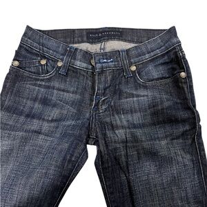 Rock & Republic Women's Dark Indigo Straight Leg Jeans